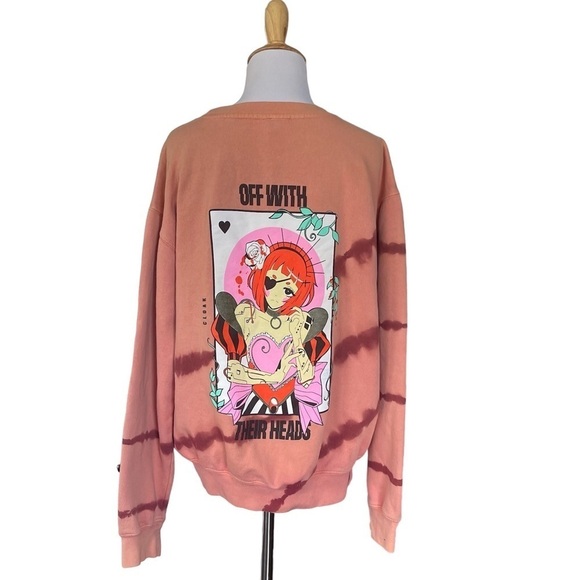 Tie Dye Cloak Manga Off With Their Heads Sweatshirt - Picture 2 of 5